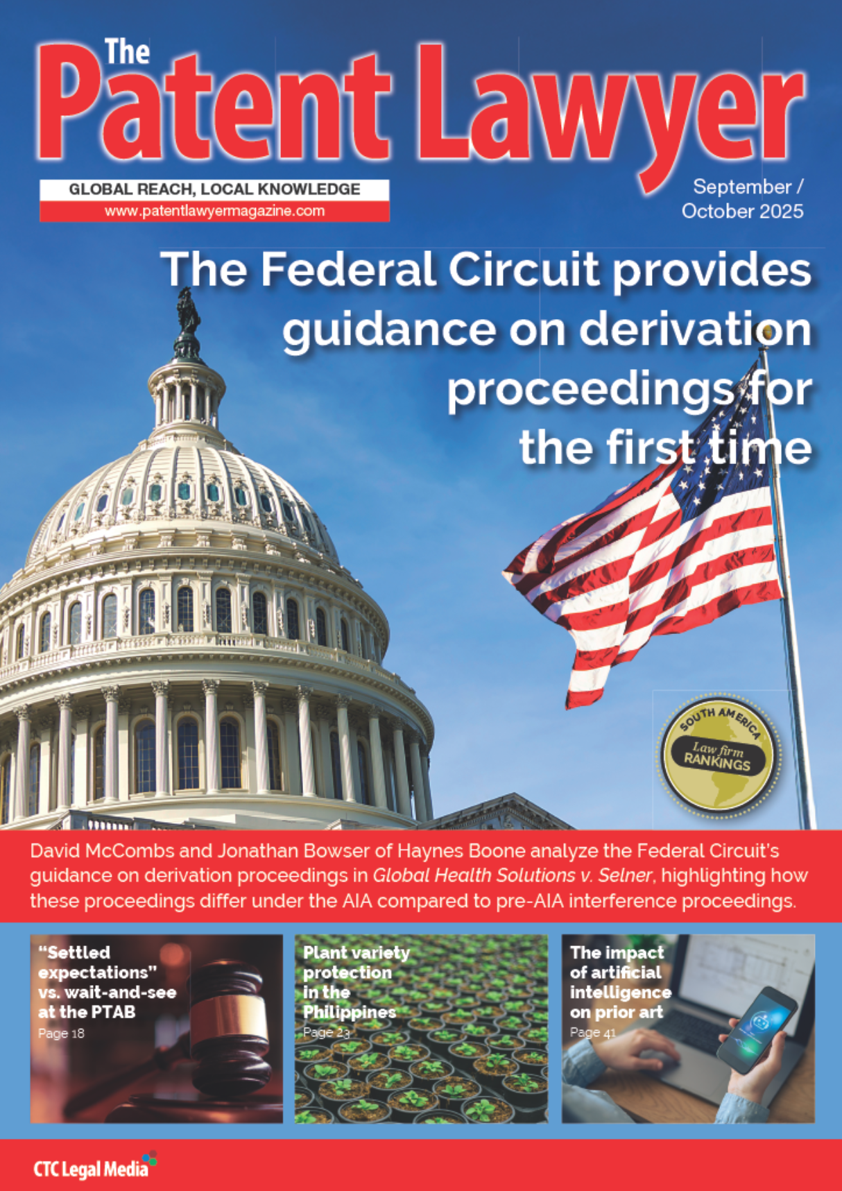 The Patent Lawyer Sept/Oct 2025 The Patent Lawyer Sept/Oct 2025
