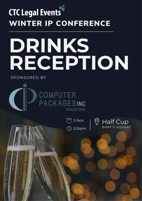 Winter IP Conference 2026 Drinks Reception