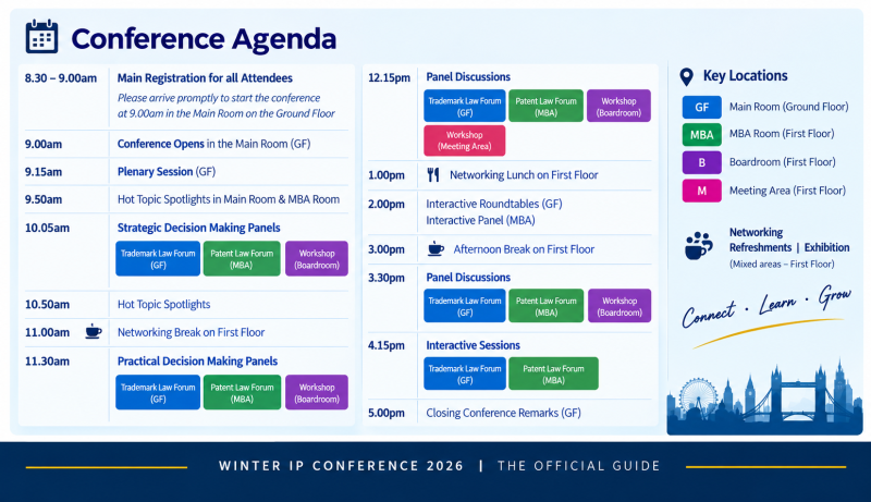Winter IP Conference Agenda 2026
